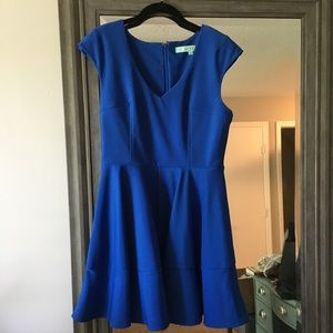 Royal blue dress